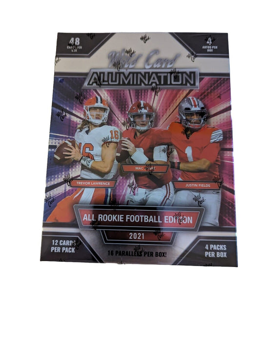 2021 Wild Card Alumination Football Box