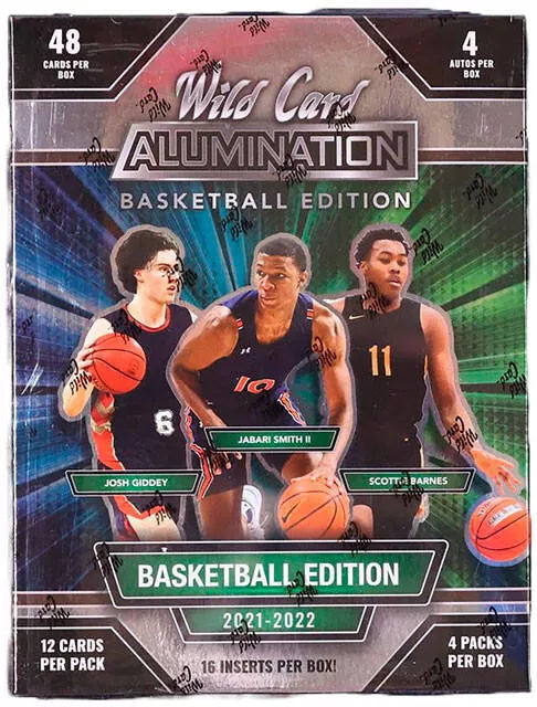 2021-22 Wild Card Alumination Basketball (4 Autos!)