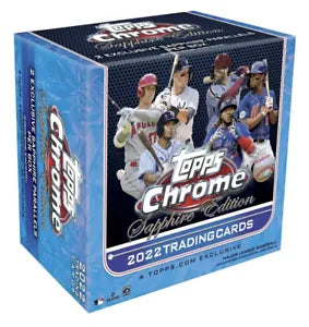 2022 Topps Chrome Sapphire Baseball Box