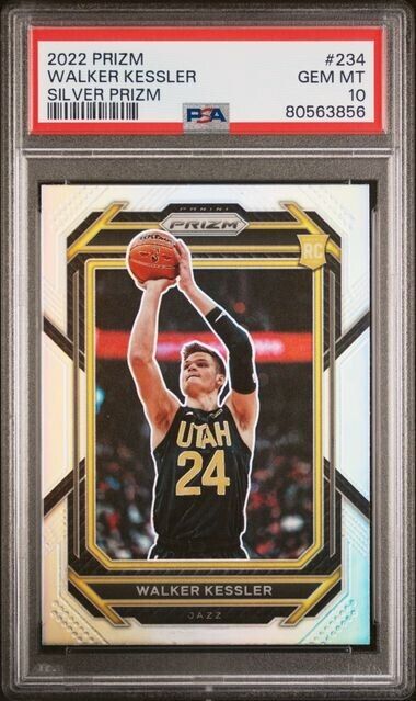 Walker Kessler Silver Prizm RC PSA 10 2022-23 Panini Prizm