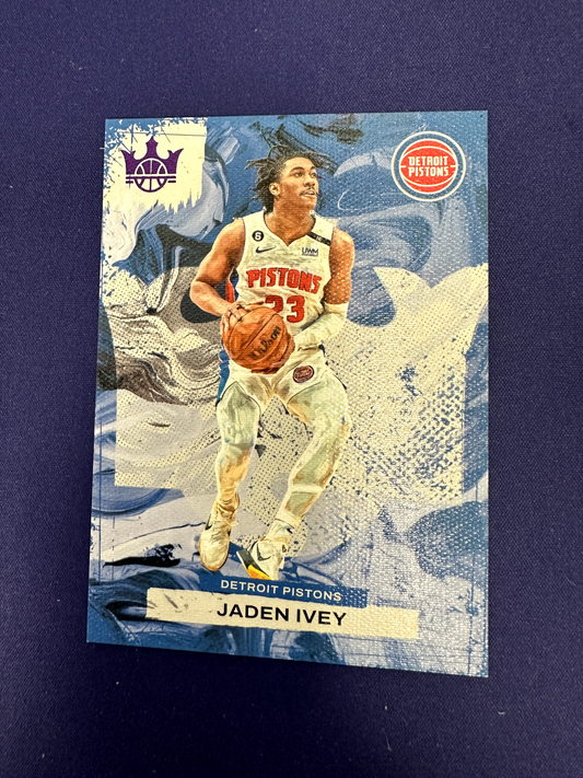 Jaden Ivey PURPLE /49 RC 2022-23 Panini Court Kings