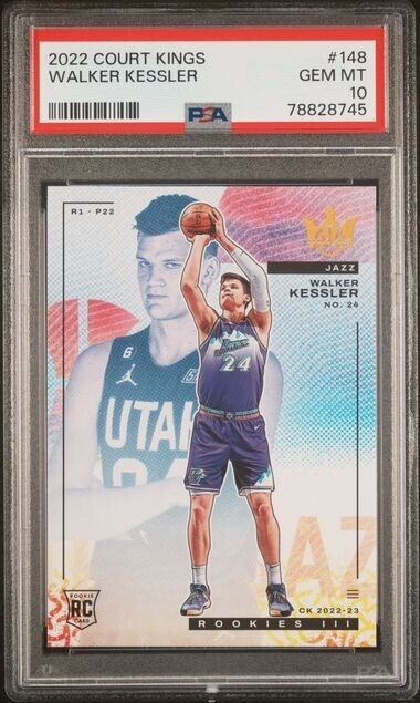 Walker Kessler Level III Rookie RC PSA 10 2022-23 Court Kings